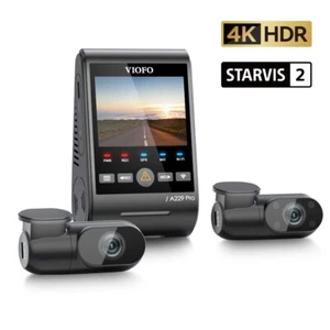 Cámara de tablero de 3 canales Viofo A229 Pro 3 canales 4K+2K+1080p + Wi-Fi + GPS + CPL (frontal) - Imagen 1 de 14