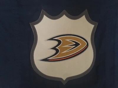 Parche falso Pottery Barn Teen NFL Anaheim Ducks gris almohada estándar nuevo sin etiquetas Foto 1 de 2