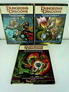 JUEGO DE GUÍAS DE JUGADORES DE DUNGEONS & DRAGONS 4A EDICIÓN 1 Y 2 DUNGEON MASTER - Imagen 1 de 5