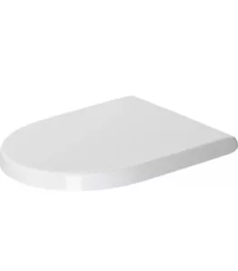 Duravit Starck 3 Elongated Closed Front Toilet Seat in White - Picture 1 of 5