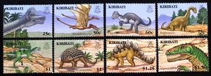 KIRIBATI 2006 DINOSAURS, PREHISTORIC ANIMALS Sc 894-901 MNH - Picture 1 of 1
