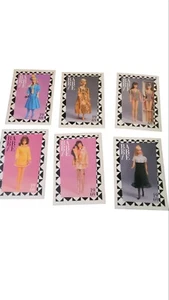 6 Vintage Barbie Collectible Fashion Trading Card 1969 - Picture 1 of 5