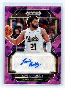 2022 Panini Prizm Draft Picks Purple Ice /99 David Roddy #DP-DRO Rookie Auto RC - Picture 1 of 2