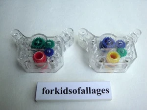 Lote de 2 piezas/repuestos de motor de fricción pull-back KNEX Power Spring MOTORS - Imagen 1 de 1