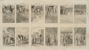 D. CHODOWIECKI (*1726), 12 Blätter zu der älteren, mittleren und neueren Geschic - Picture 1 of 7