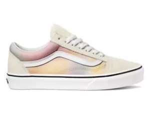 VANS Old Skool Aura Shift Low Top Beige Multi Suede Canvas W/8 M/6.5 NIB - Picture 1 of 5