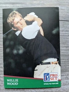 1991 Pro Set Golf Card #4 Willie Wood - Picture 1 of 2