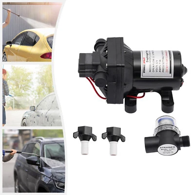 Wasserpumpe 12V Selbstansaugende Pumpe Druckpumpe Membranpumpe für Wohnmobil-Car - Bild 1 von 4