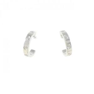 Authentic Cartier Mini Love Earrings  #260-006-019-2431
