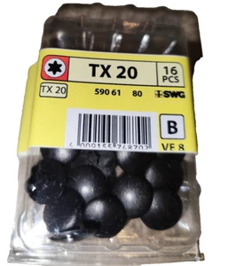 Abdeckkappe Lochabdeckung Schraubenabdeckung schwarz Kunststoff TX20 16 stück - Bild 1 von 1