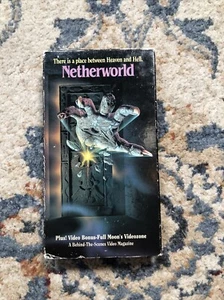 Netherworld VHS 1992 Cult Supernatural Horror Film Very Rare HTF 90s Cut Box - Picture 1 of 4