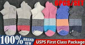 6 Pairs Bombas Women's Solid Honeycomb Ankle Socks - Size Medium 8-10.5 6 Colors - Picture 1 of 6