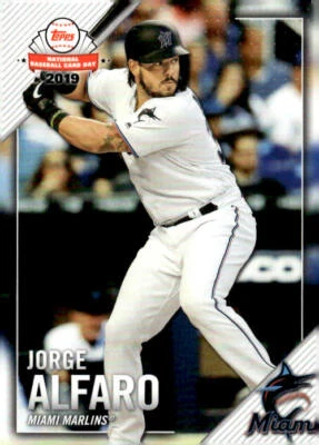 2019 Topps National Baseball Card Day #15 Jorge Alfaro Miami Marlins - Image 1 of 2