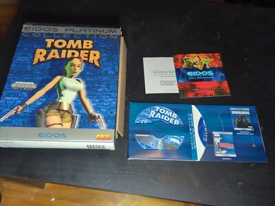 Eidos Platinum Collection Tomb Raider 1 Big Box PC Game Vintage - Image 1 of 3
