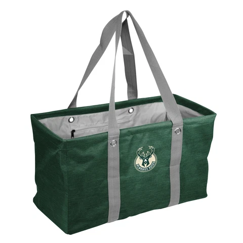 Milwaukee Bucks Crosshatch Picnic Caddy Tote Bag Cover