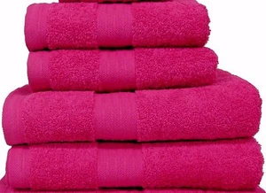 TOALLA SÁBANA DE BAÑO ROSA CALIENTE 100% ALGODÓN EGIPCIO LUJO CALIDAD SÚPER SUAVE - Imagen 1 de 1