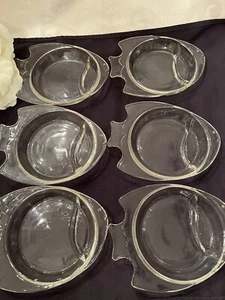 6 Glass Fish Plates - Picture 1 of 2