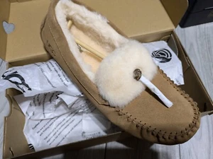 Ugg Australia Womens Dakota Shearling Braid Slipper Shoe Sz 8.0 Brand New - Picture 1 of 6