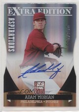 2011 Donruss Elite Extra Edition Aspirations Die-Cut Signatures Adam Morgan Auto