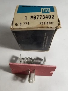 OEM GM 9773402 Blower Motor Resistor w/o Air Conditioning 1964 - 75 - Picture 1 of 4