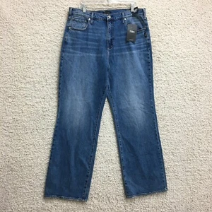 NEW Silver Jeans 16 Womens Highly Desirable Hi Rise Trousers Straight Leg Denim - Picture 1 of 17