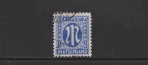 AM-Post 28 A III 25 Pfennig gestempelt mit Plattenfehler BPP-signiert - Picture 1 of 2