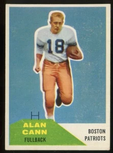 1960 Fleer #22 Alan Cann Boston Patriots - Rookie Card - Bild 1 von 2