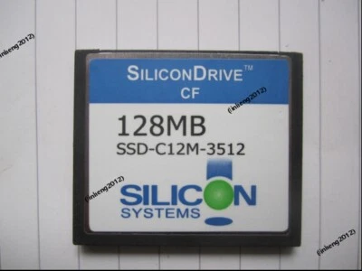 Silicondrive 128MB CF CARD  SILICONDRIVE SSD-C12M-3512 - Image 1 of 2