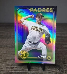 Lámina arco iris plateada Topps Seth Lugo San Diego Padres #291 2024 - Imagen 1 de 3