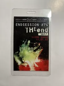 Chevelle End Session The End Glenn Sound 2002 Pass Laminated - Picture 1 of 2