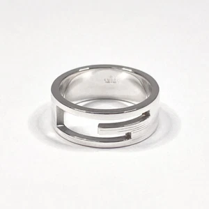 GUCCI Ring Branded Cutout G 8.25(US Size) Silver925 mens - Bild 1 von 8