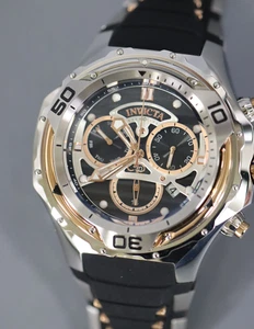 INVICTA Mamut Hombres 54mm Acero Inoxidable Acero Negro Dial Z60 FE Cuarzo 38093 - Imagen 1 de 7