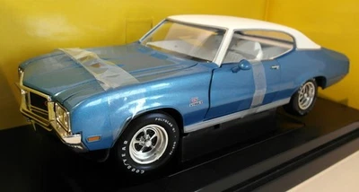 Ertl 1/18 Scale Diecast - 36982 1970 Buick GSX Hobby Edition Goodyear Blue - Image 1 of 4