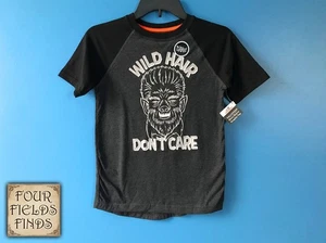 Scary Wolfman The Wolf Man "Wild Hair Don't Care" T-Shirt Jugend M 8-10 leuchtet Neu mit Etikett - Bild 1 von 12