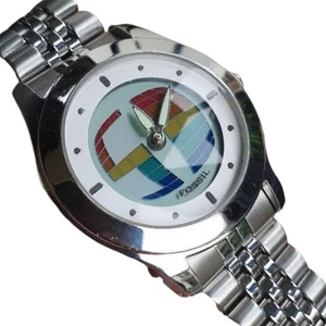 Fossil Big Tic Rainbow Men's Watch 40mm Used Vintage Unisex Battery Unknown - Picture 1 of 10