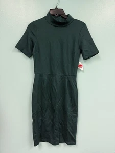 Love…ady Mock Neck Midi Dress In Spruce Size S - Picture 1 of 6