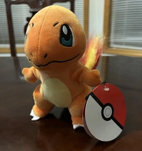 Charmander 6" Peluche Round 1 Esclusivo Nuovo con etichette Pokemon Toy Factory - Foto 1 di 8
