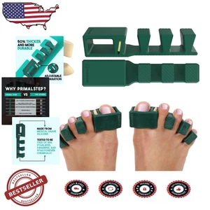 APEX Zehenspreizer 2 Paar S/M L grün Gel - Ballen Plantarfasziitis Linderung - Bild 1 von 11