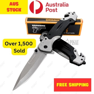 Browning Knife Folding Opening Pocket Knife (Hunting, Camping, Survival, Fishing - image 1 of 4
