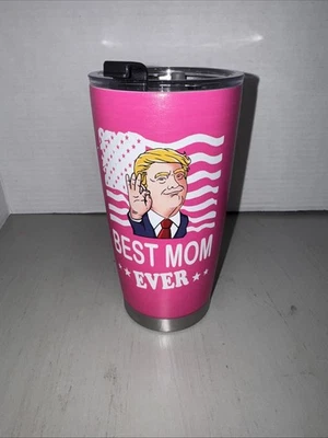 Copo de viagem Donald Trump 20 oz melhor mãe já isolado aço inoxidável - Imagem 1 de 4