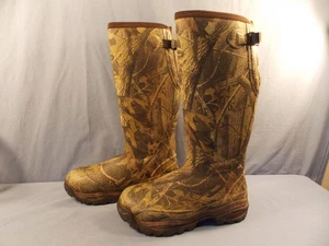 LaCrosse Camouflage Rubber Boots Tinsulate Ultra Men's Sized 12 - Picture 1 of 6