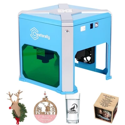 Creatorally K6 Lasergravierer | 3000mW, 0,05mm Genauigkeit, BT EU