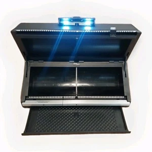 Discgear Selector 120 | Disc Speicher | CD DVD BLU RAY | funktionierende Beleuchtung | schwarz - Bild 1 von 6