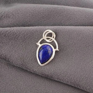 Ciondolo Moglie Lapislazzuli Autentico Nascita Settembre Argento Sterling 925 Gioielli - Foto 1 di 9