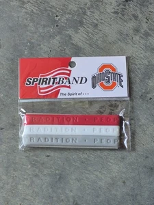 Ohio State Buckeyes Baller Band ID Wrist bands rubber Spirit Band - Picture 1 of 4