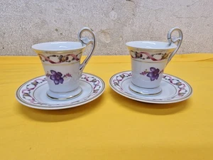 2x Richard Ginori Porzellan Florence Espresso Tasse/ Untertasse Sammeltasse - Bild 1 von 24
