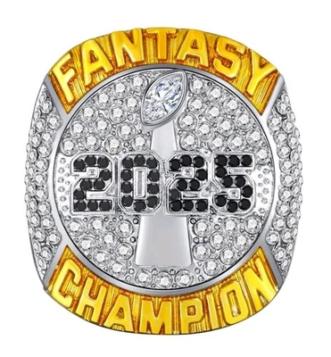 Anillo de campeonato Fantasy Football FFL 2025 Foto 1 de 3