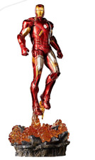 The Infinity Saga Iron Man Bataille Ny 1/10 Deluxe Art. Échelle Statue Studios