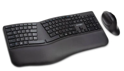 Kensington Pro Fit Ergo Wireless Keyboard and Mouse - US English Layout - Black - Image 1 of 4