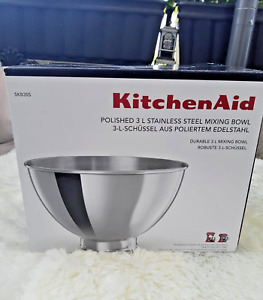 KitchenAid 3 Liter Schüssel aus Edelstahl 5KB3SS Original Zubehör NEU
